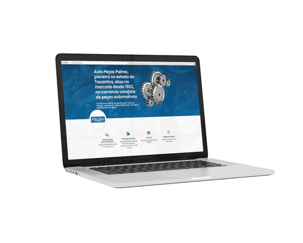Netsites - mockup - Palma auto peças otm