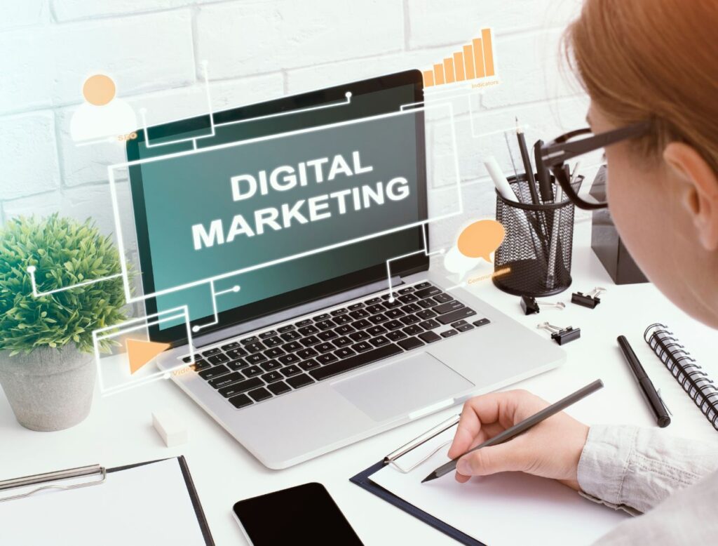 Marketing digital para pequenas empresas/Fonte: Canva